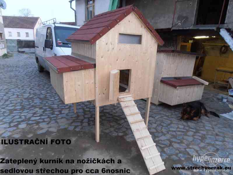 Zateplená bouda pro psa / psí bouda / kurník / kotec - foto 18
