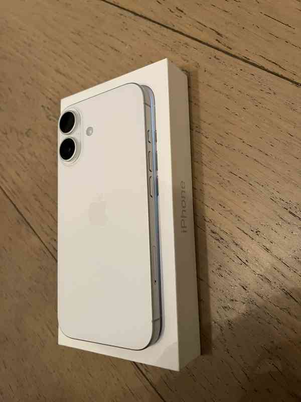 Zánovní Apple iPhone 16 White 128GB - foto 4