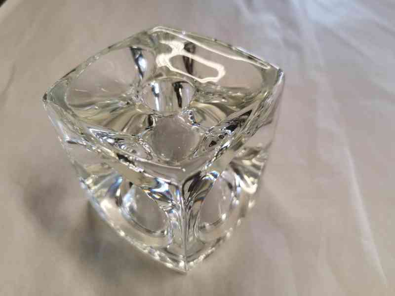 Autorský skleněný svícen - foto 3