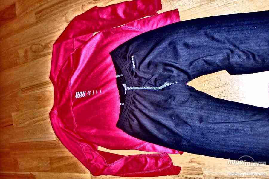 Lyžařské kalhoty vel 152 + termo prádlo - foto 3