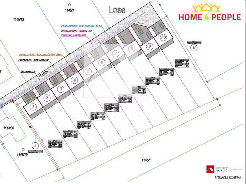 Prodej pozemku pro stavbu rodinného domu v Těšově u UB 1 164 m2. - foto 3