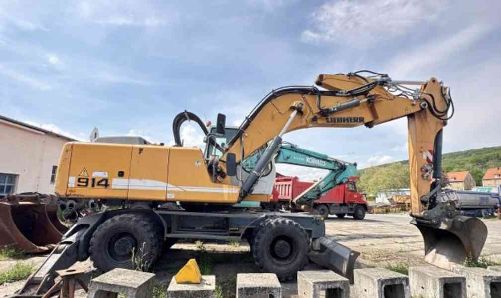 23t bagr offset+nohy Liebherr A914 Litronic rypadlo - foto 5
