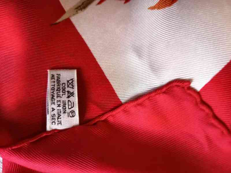 Prodám krásný nový hedvábný italský šátek - foto 4