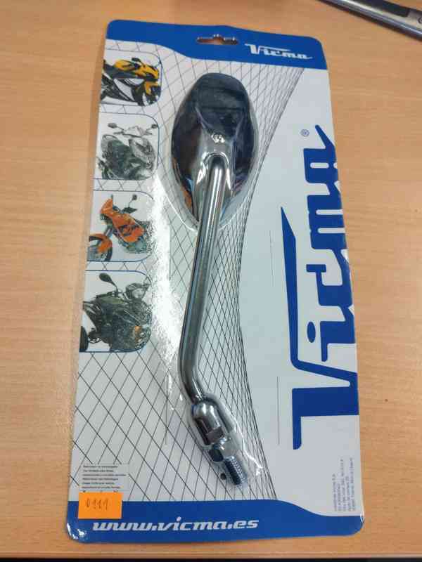 Zrcátko uni ovál chrom levé E877I - foto 3