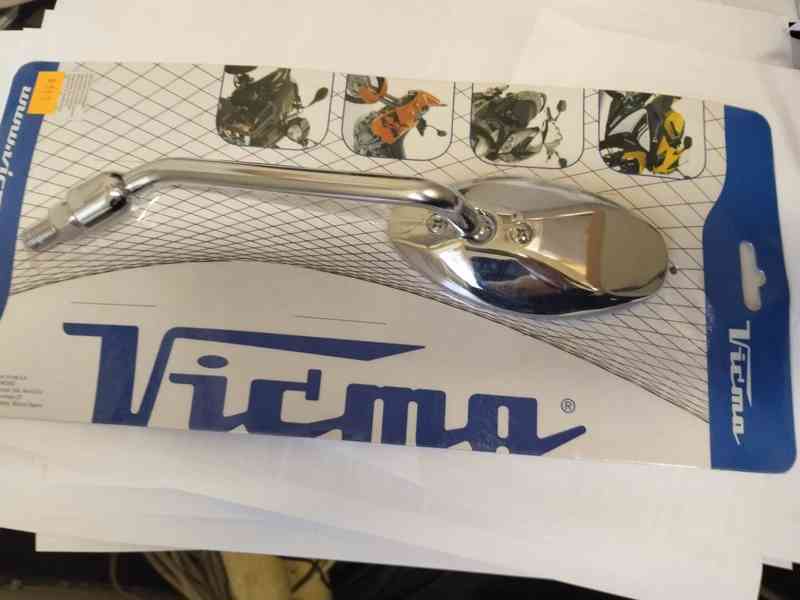 Zrcátko uni ovál chrom levé E877I - foto 2