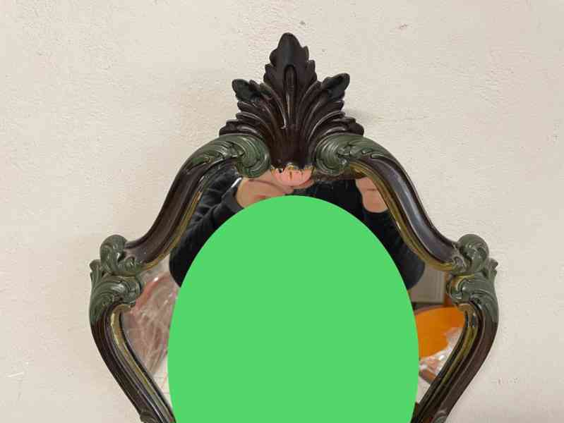 Starožitné zrcadlo v barokním stylu  - foto 3