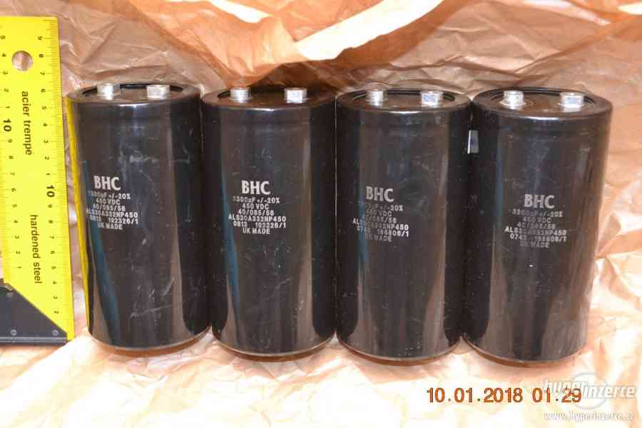 4ks kondenzátor BHC 3300uF/450V - foto 1