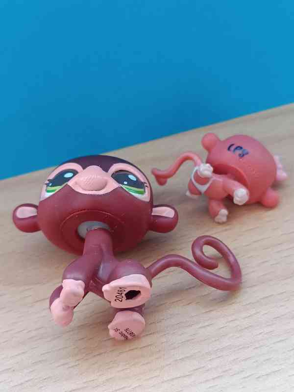 🌿 LPS opičky maminka + miminko 🌿 - foto 5