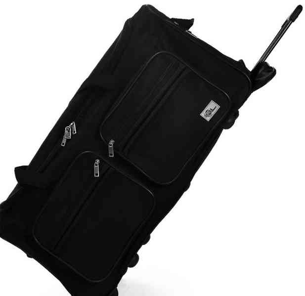 Cestovní taška na kolečkách 85L | černá