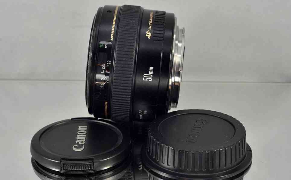 Canon EF 50mm f/1.4 USM full-frame Pevný *UV filtr - foto 3