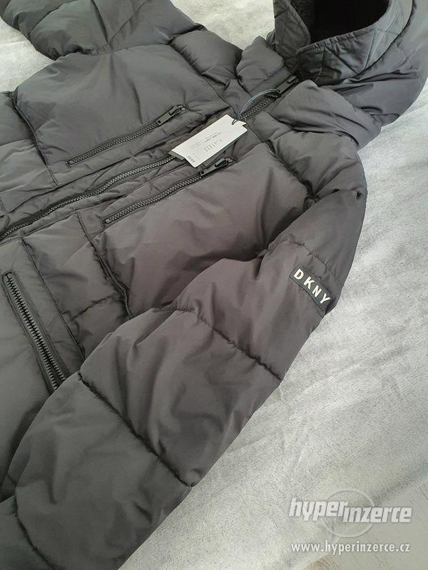 DKNY - Pánská zimní bunda/parka, černá, vel. L - foto 10