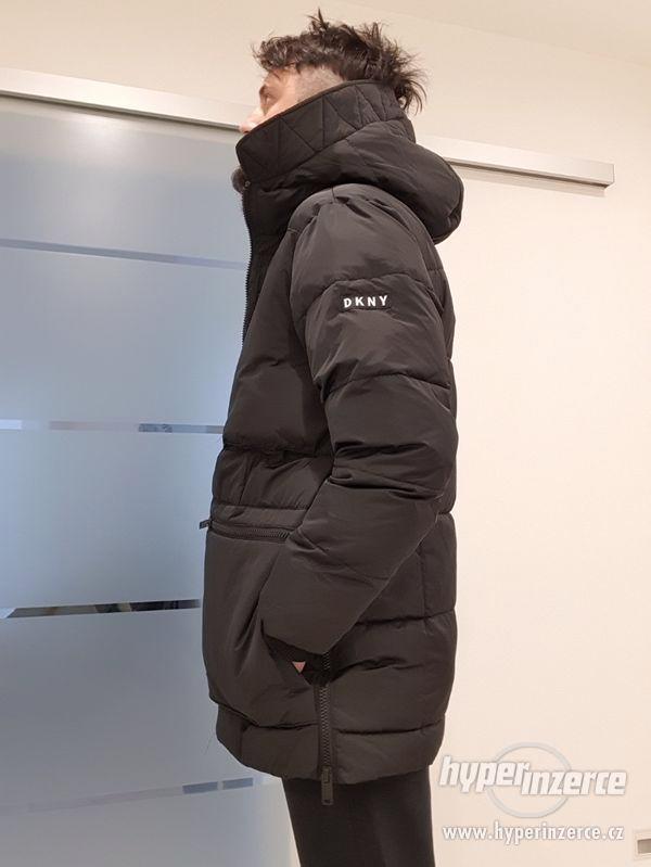 DKNY - Pánská zimní bunda/parka, černá, vel. L - foto 18