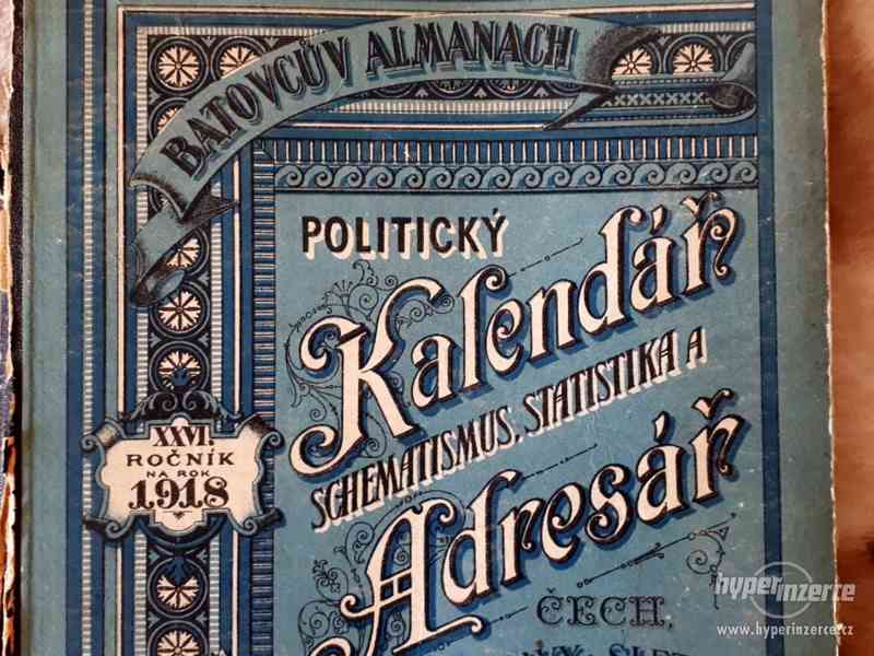 Batovcův almanach 1917/1918 na prodej - foto 3