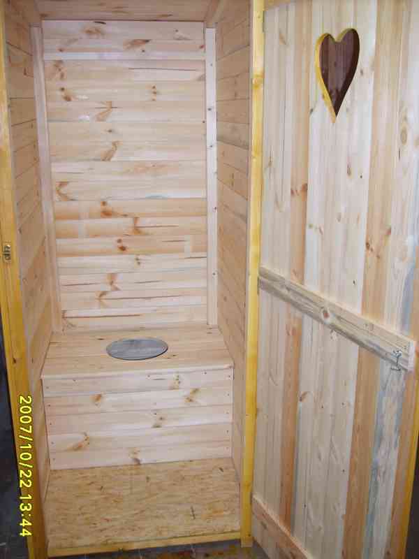 Dřevěné wc ( kadibudka) - foto 3