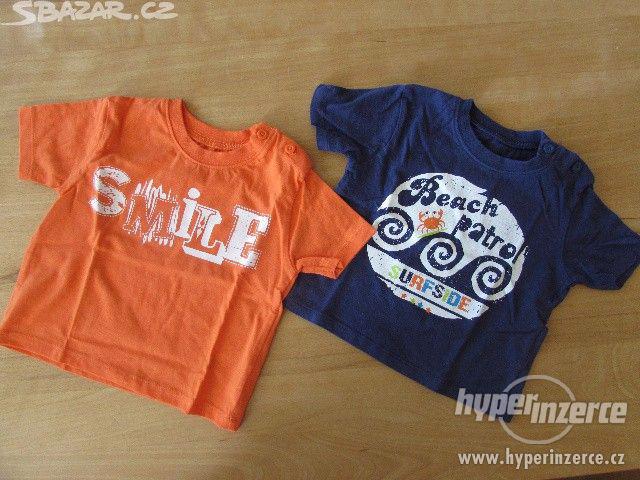 Set 2ks triček zn.FF moda, vel.9-12měs. - foto 1