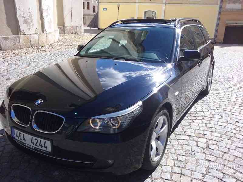 Prodám BMW 520d,120kw,11/2007 Černá barva - foto 1