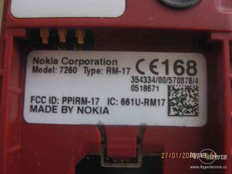 Nokia 7260 z r.2004 - plně funkční telefony - foto 14