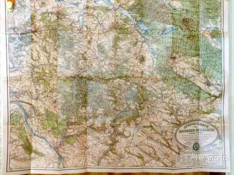 Speciální mapa oblasti Daubaer Bergland (dnes Polomené hory) - foto 2
