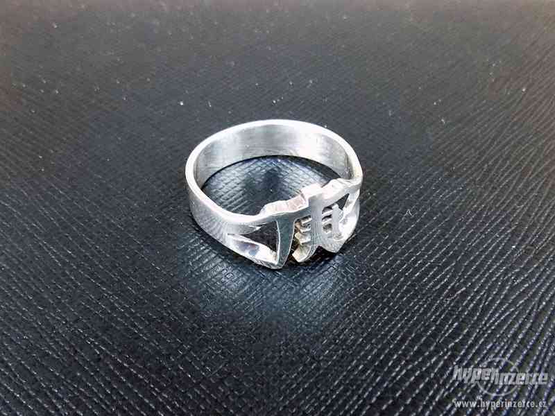 stříbrný prsten - foto 2