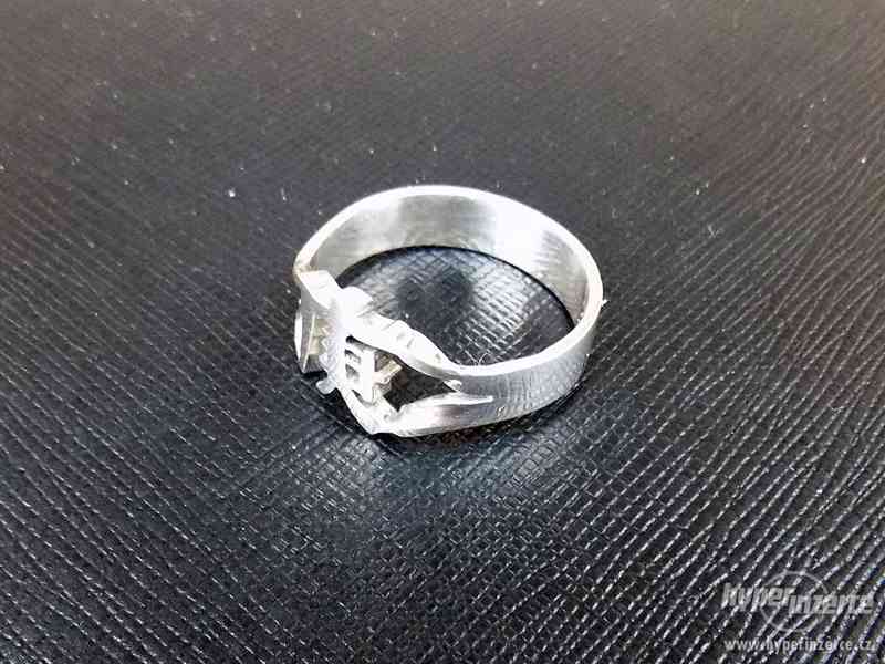 stříbrný prsten - foto 3