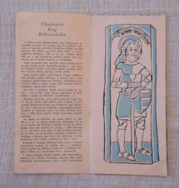 Brožura Chudenice kraj Dobrovského - 1954 - foto 2