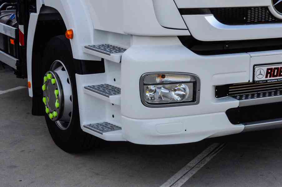 MERCEDES AXOR 1829 HÁKOVÝ NOSIČ KONTEJNERŮ HYDRAULICKÁ RUKA - foto 43
