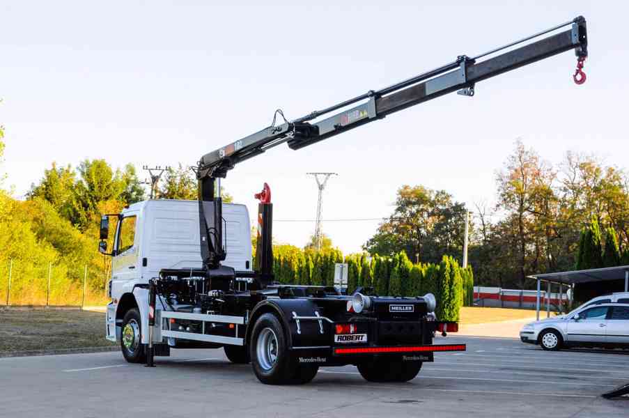 MERCEDES AXOR 1829 HÁKOVÝ NOSIČ KONTEJNERŮ HYDRAULICKÁ RUKA - foto 104
