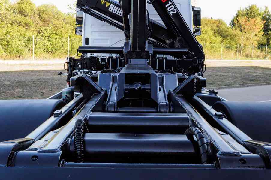 MERCEDES AXOR 1829 HÁKOVÝ NOSIČ KONTEJNERŮ HYDRAULICKÁ RUKA - foto 22