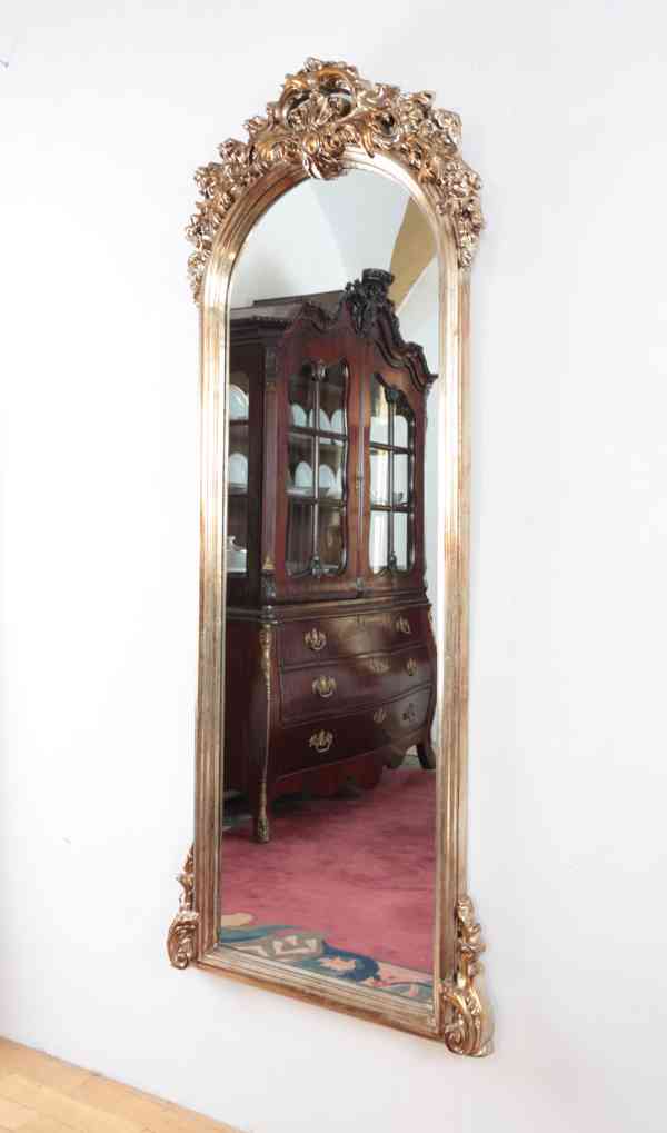 Vysoké zrcadlo v barokním stylu - foto 3