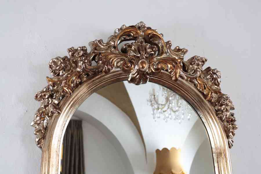 Vysoké zrcadlo v barokním stylu - foto 4