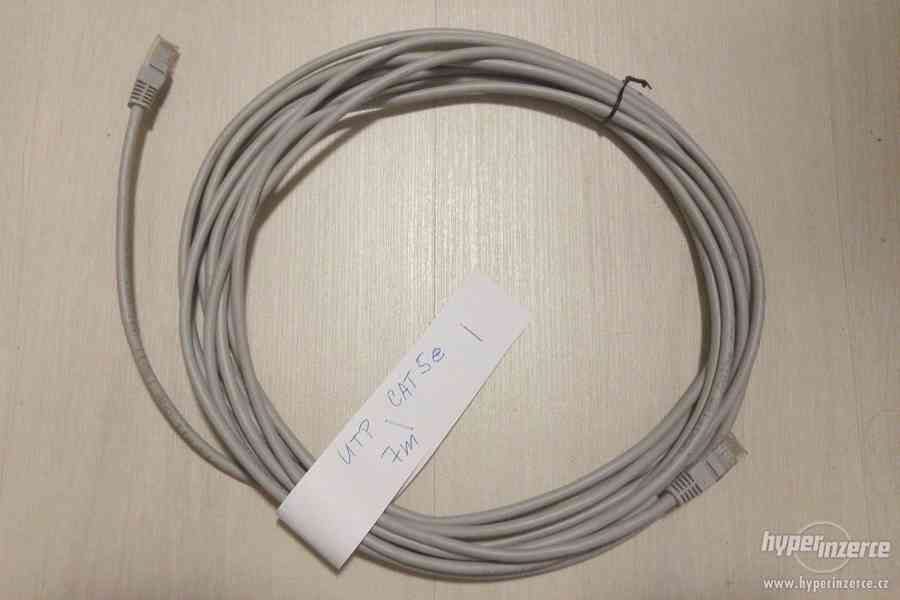Síťový kabel LAN 7m CAT5e - RJ45 konektory