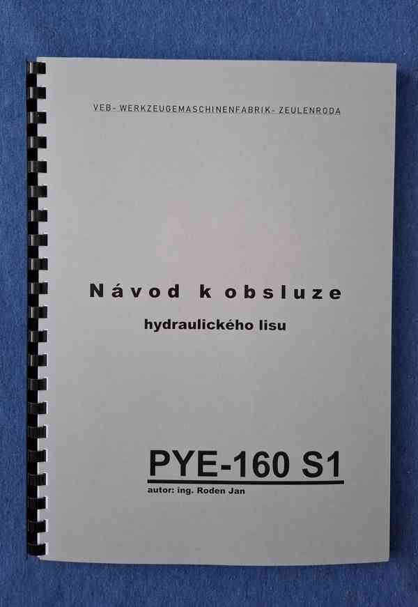 Navod hydr. lisu PYE-160 S1 - foto 1