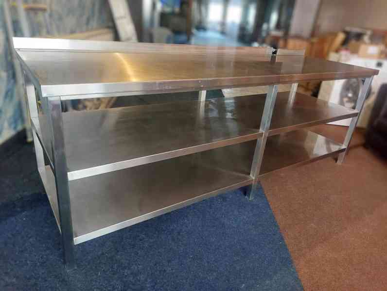 Nerezový pracovní stůl - foto 2