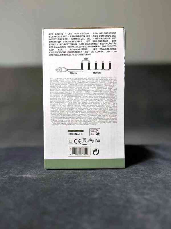 Světelný řetěz 560 LED studená bílá - foto 2