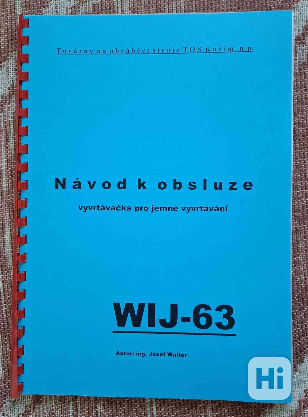 Návod vyvrtávačky WIJ-63 - foto 1