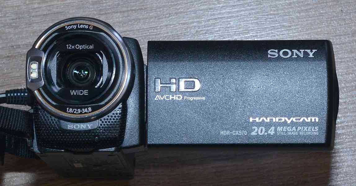 Sony HDR-CX570E **CMOS*20,4MPix*Full HDV *brašna - foto 5