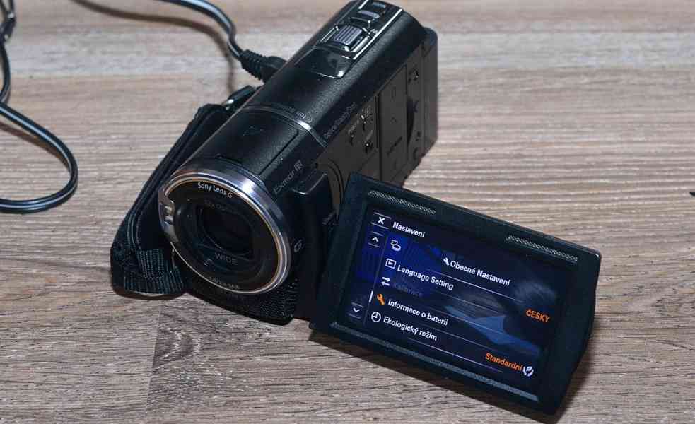 Sony HDR-CX570E **CMOS*20,4MPix*Full HDV *brašna - foto 6