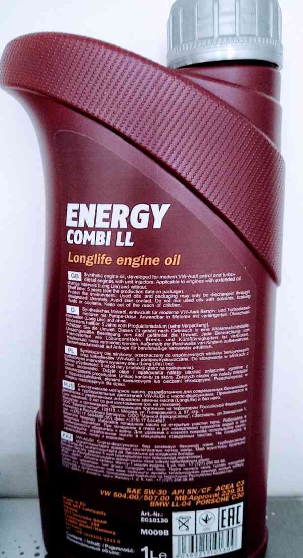 Mannol Energy Combi LL 5w30 (4 x 1 lit) - foto 2