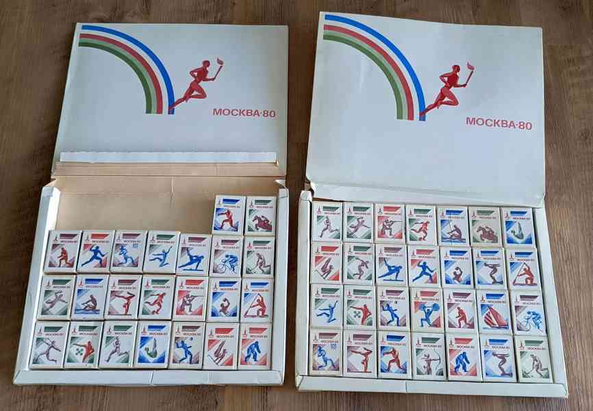 Suvenýrové zápalky Moskva 1980 – Letní olympijské hry - foto 2