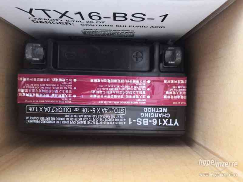 Moto baterie Yuasa YTX16- BS-1 - foto 4