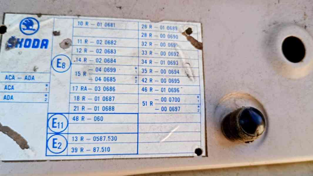 Prodám Škodu Favorit 136 LS 46 kW z roku 1990 - foto 7
