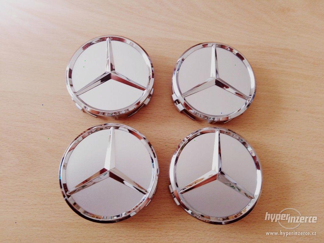 Středové pokličky,středy,Mercedes-Benz Stříbrné - foto 1