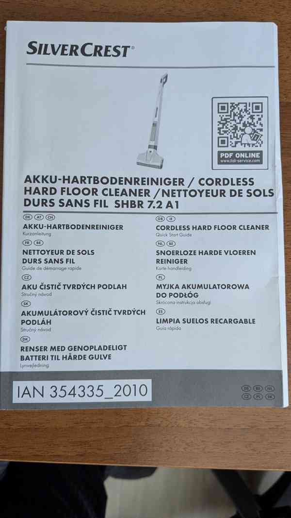 Akumulátorový čistič tvrdých podlah SilverCrest - foto 3