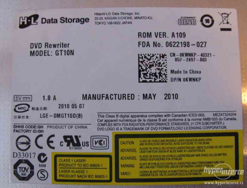 SATA DVD+/-RW DL a DVD mechaniky do NTB nebo slim PC - foto 4