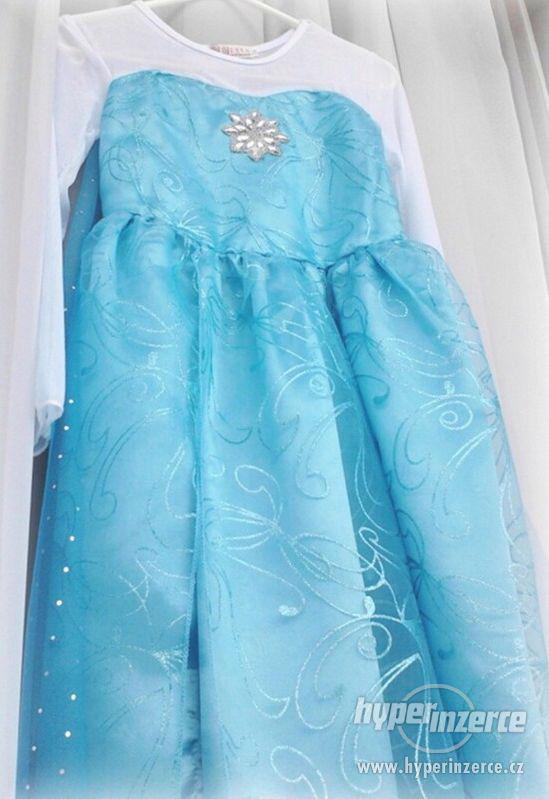 Nové šaty Elsa ledové království Frozen - foto 1