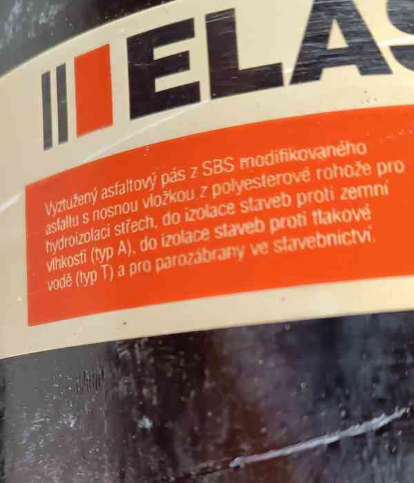 Asfaltový pás hydroizolační ELASTEK  40  a GLASTEK  40  (DEK - foto 2