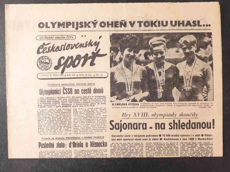  Československý sport 25. 10. 1964  - foto 1