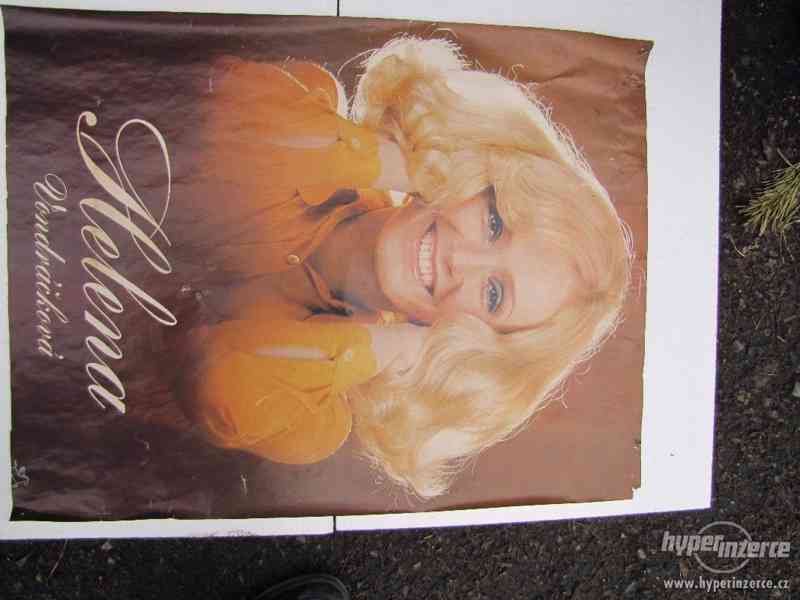 Plakáty zpěváků 70--80. let - foto 2