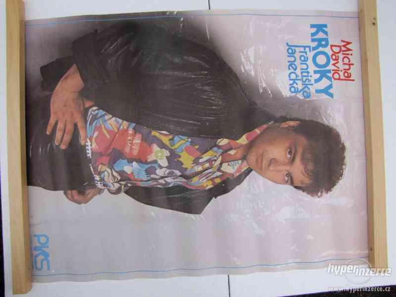 Plakáty zpěváků 70--80. let - foto 5