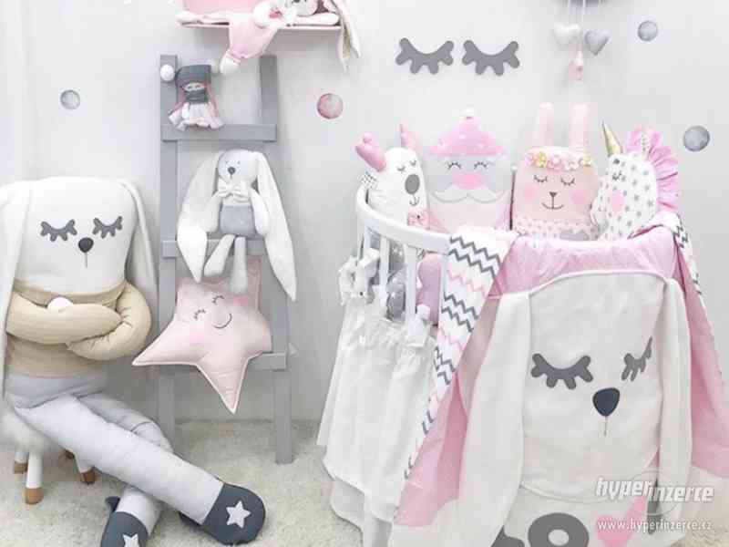 Sada do postýlky, zviratkovy mantinel, povlečení - foto 1